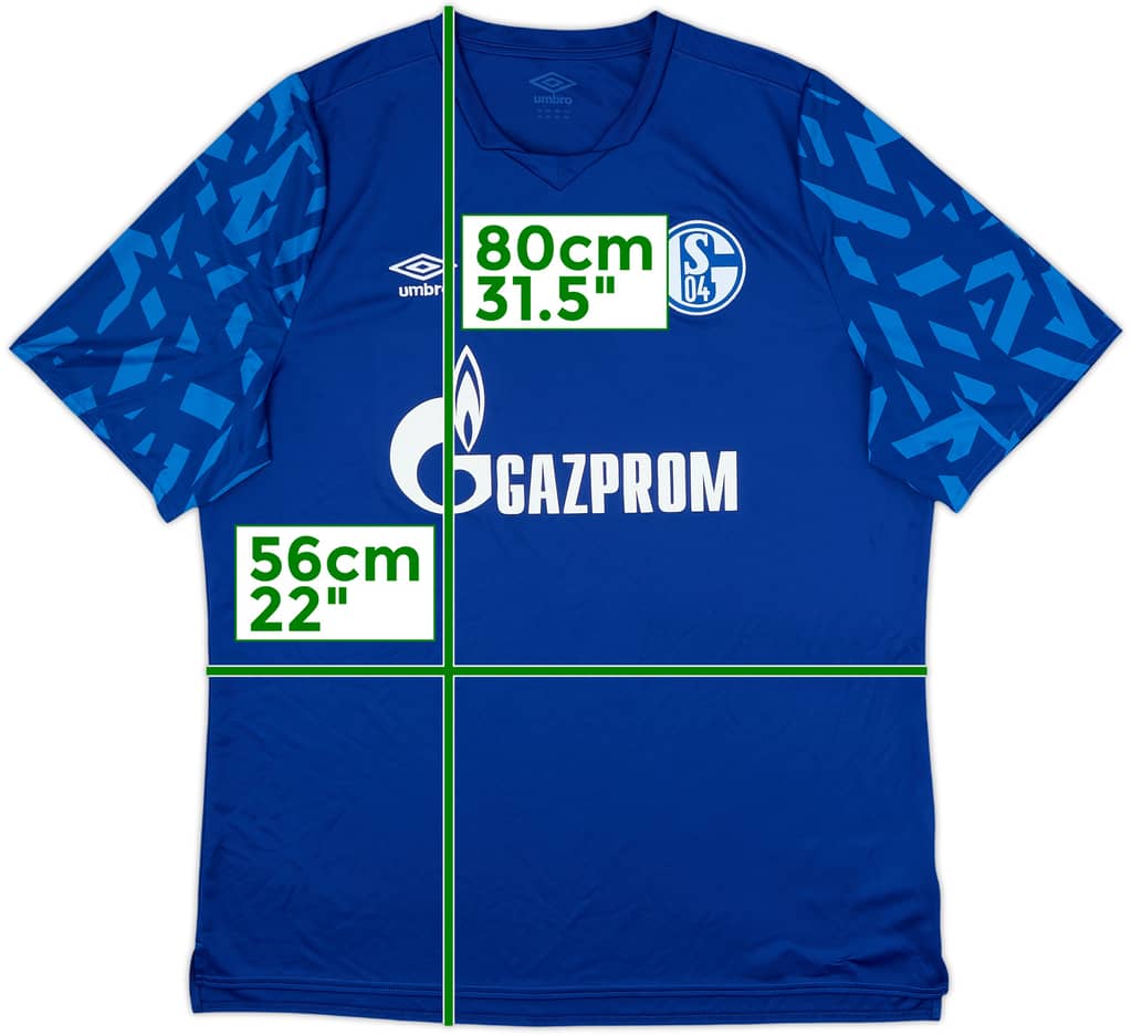 2019-20 Schalke Home Shirt - 8/10 - (XXL)