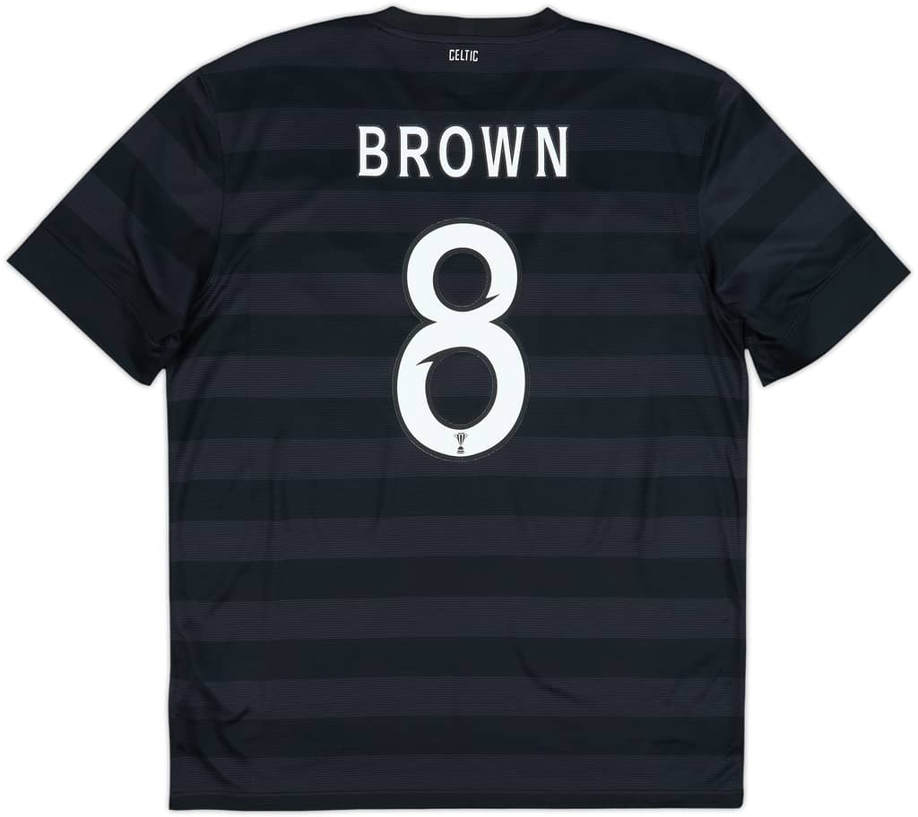 2012-13 Celtic '125th Anniversary' Away Shirt Brown #8 - 9/10 - (L)
