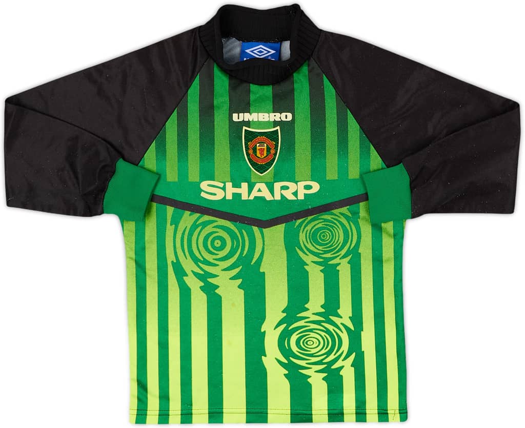 1997-98 Manchester United GK Shirt - 8/10 - (S.Boys)