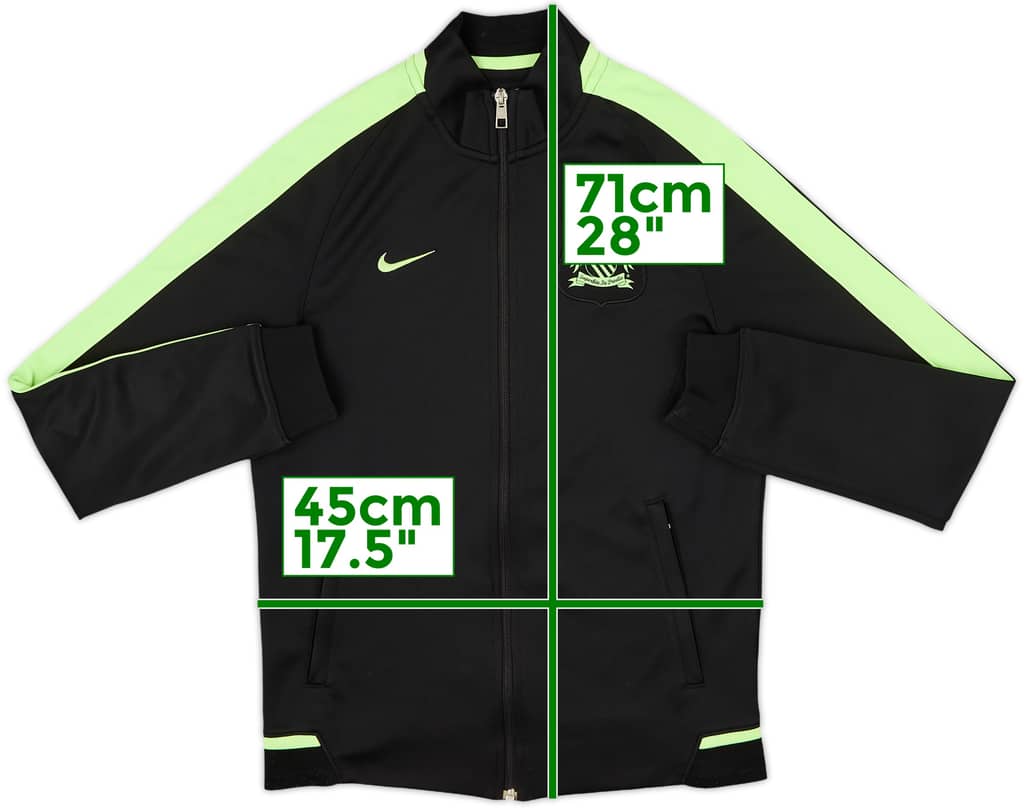 2015-16 Manchester City Nike Track Jacket - 8/10 - (S)