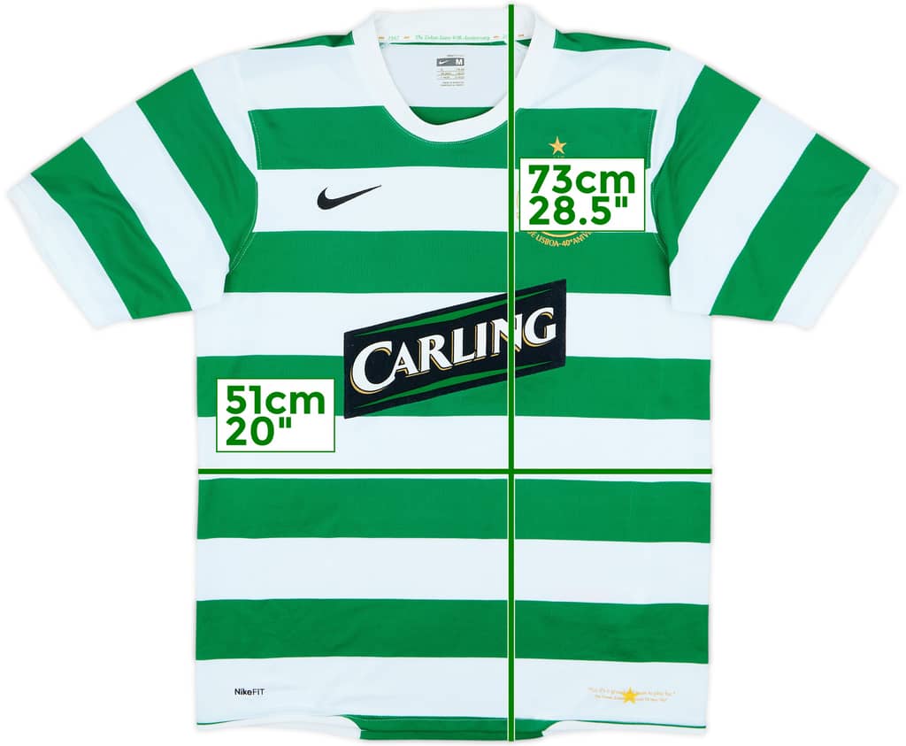 2007-08 Celtic Home Shirt - 5/10 - (M)