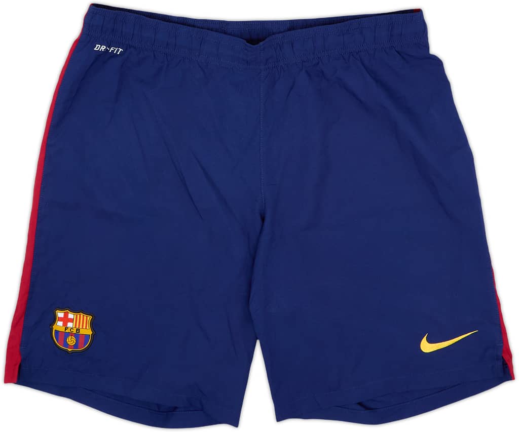 2014-15 Barcelona Home Shorts - 8/10 - (L)