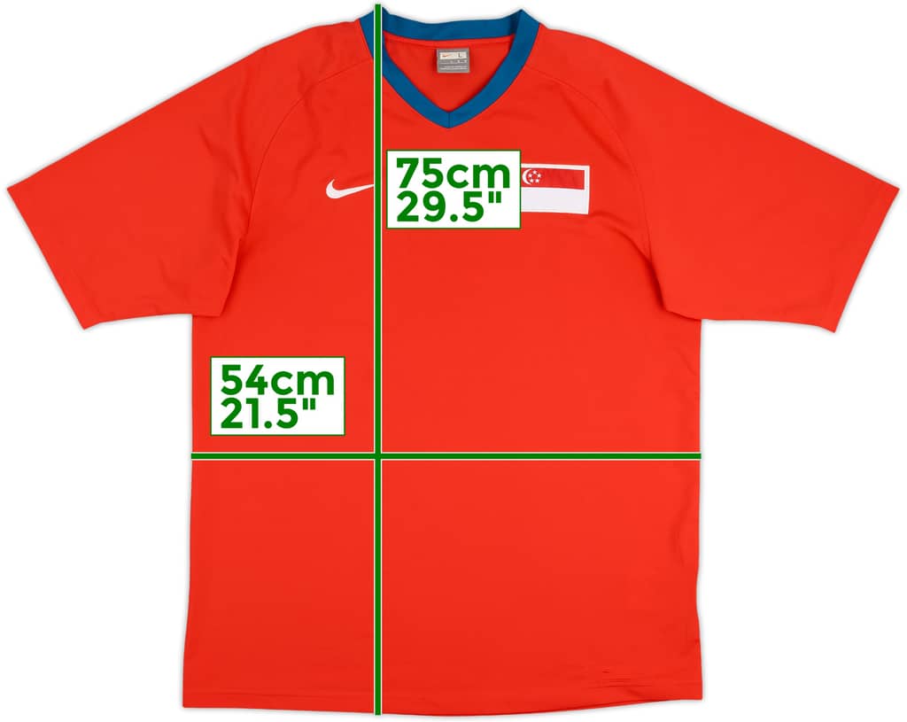 2008 Singapore Basic Home Shirt - 9/10 - (L)