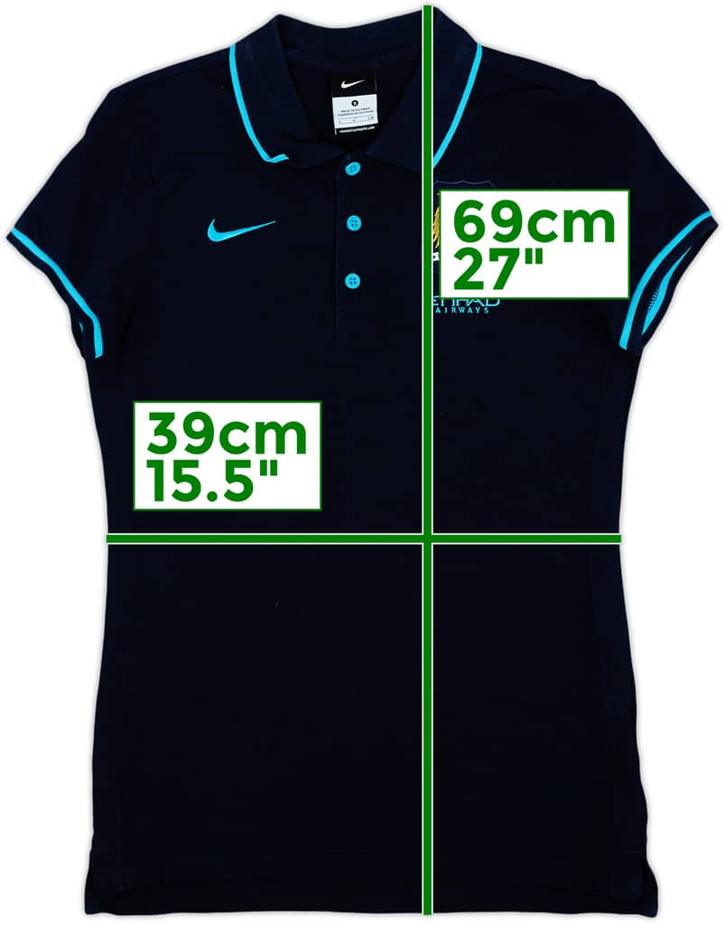 2015-16 Manchester City Nike Polo Shirt - 9/10 - (Women's S)
