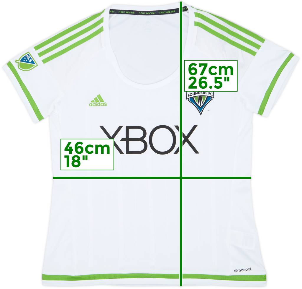 2015 Seattle Sounders Away Shirt (Women's L)