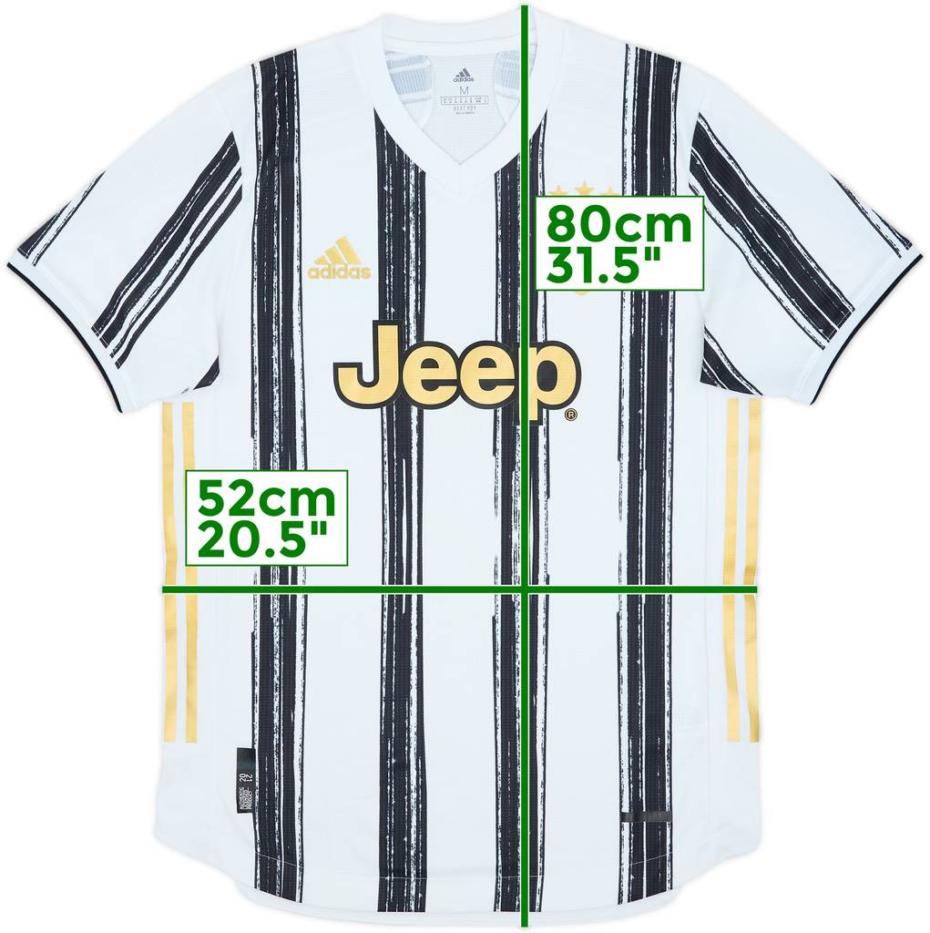 2020-21 Juventus Authentic Home Shirt - 9/10 - (M)