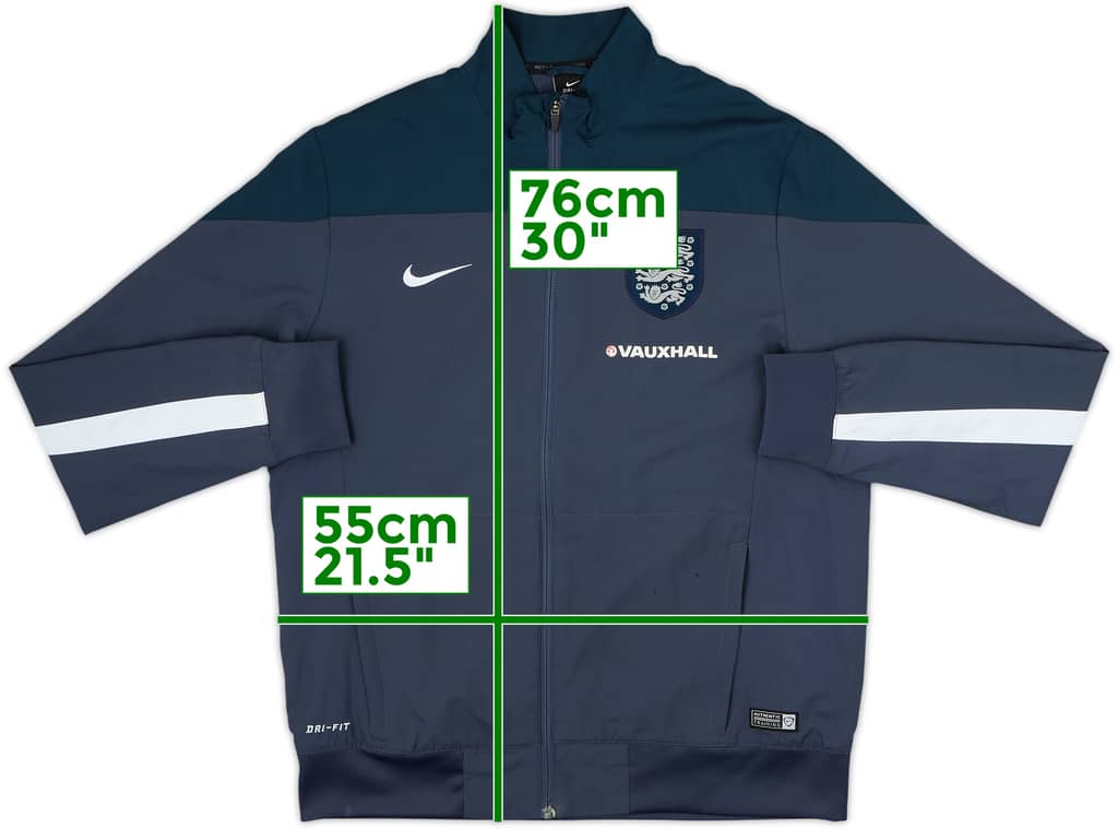 2014-15 England Nike Track Jacket - 6/10 - (M)