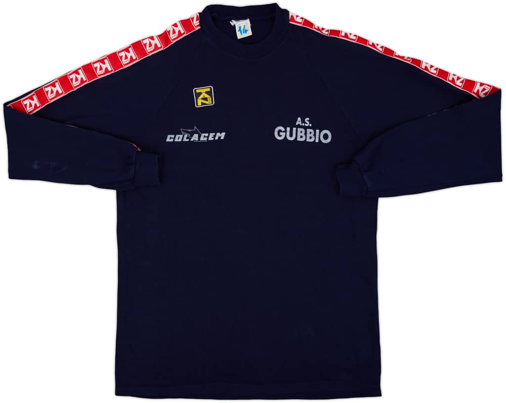 1989-90 Gubbio Tan Sport Sweat Top - 8/10 - (XL)