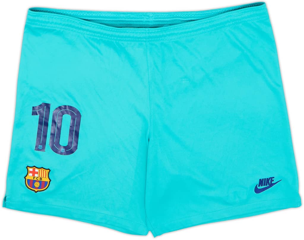 2019-20 Barcelona Third Shorts #10 (Messi) - 5/10 - (XL)