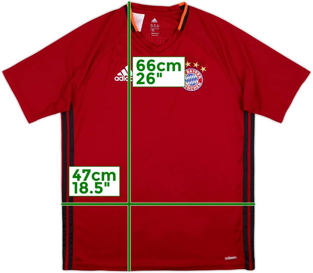 2016-17 Bayern Munich adizero Training Shirt - 8/10 - (XL.Boys)