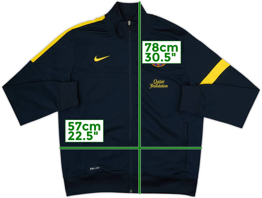 2012-13 Barcelona Nike Track Jacket - 8/10 - (L)