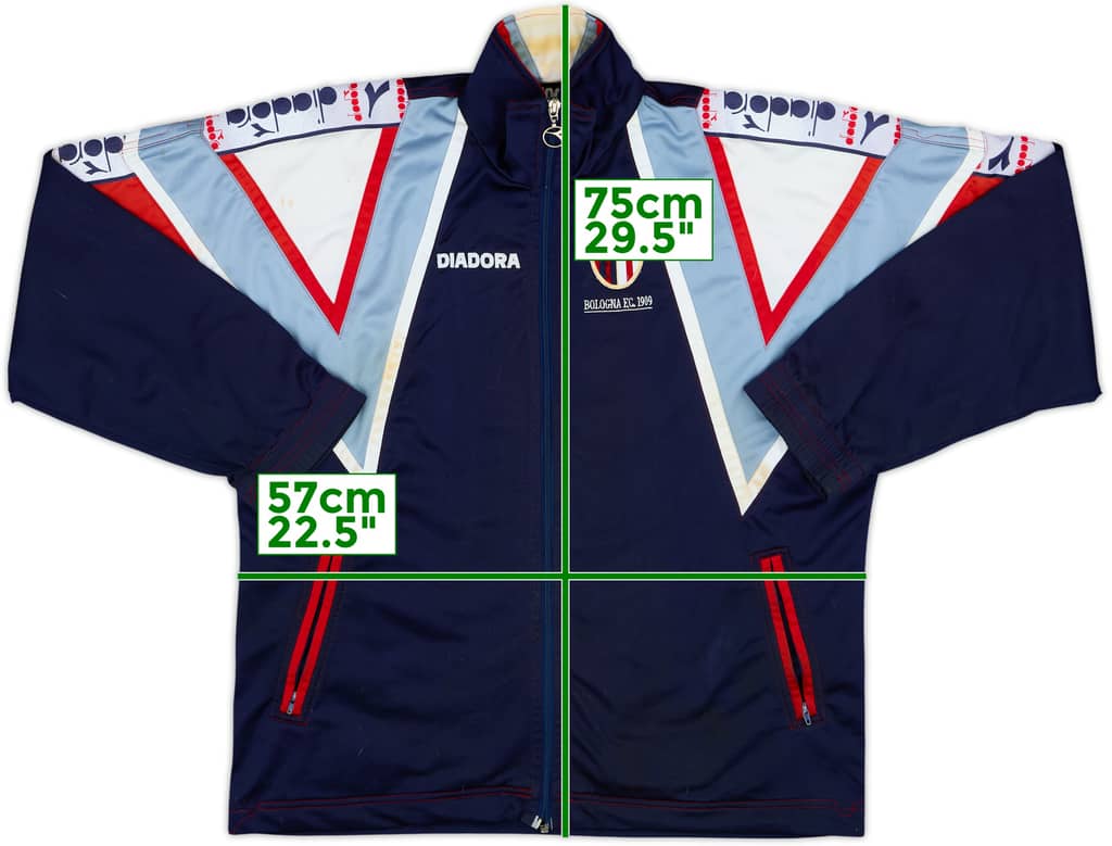 1996-97 Bologna Diadora Track Jacket - 5/10 - (S)