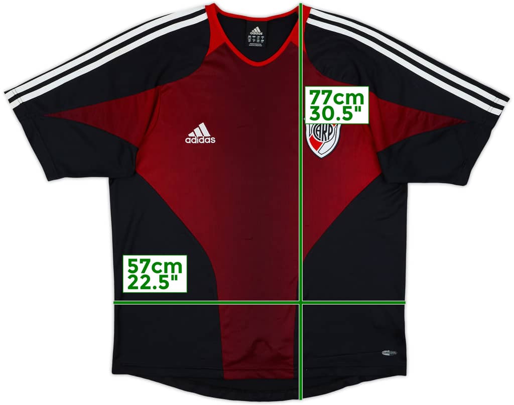 2004-05 River Plate adidas Training Shirt - 8/10 - (L/XL)