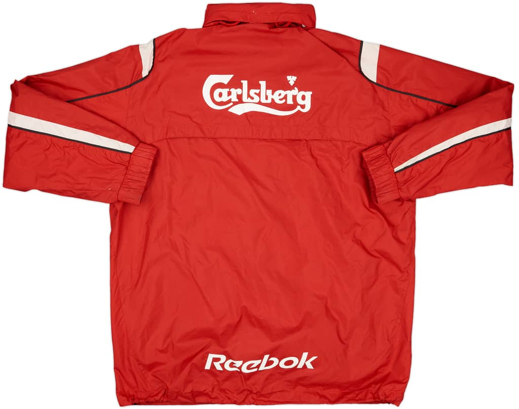 2002-03 Liverpool Reebok Hooded Rain Jacket - 6/10 - (L)