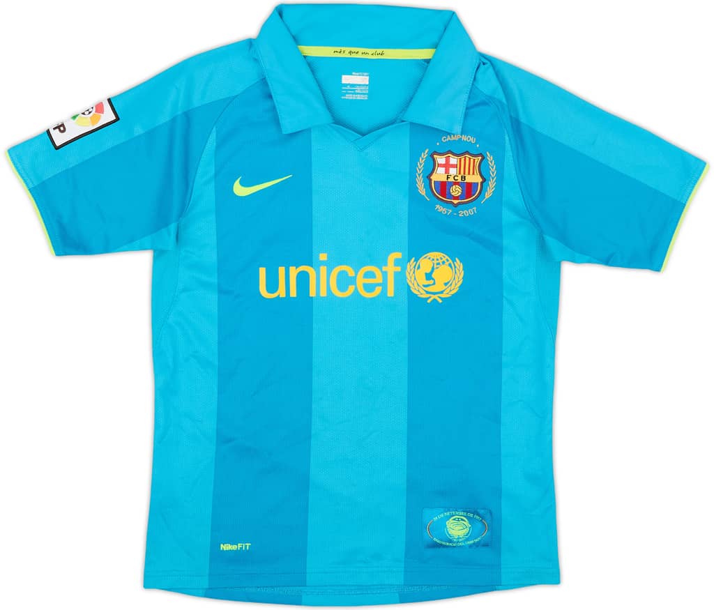 2007-09 Barcelona Away Shirt - 7/10 - (M.Boys)