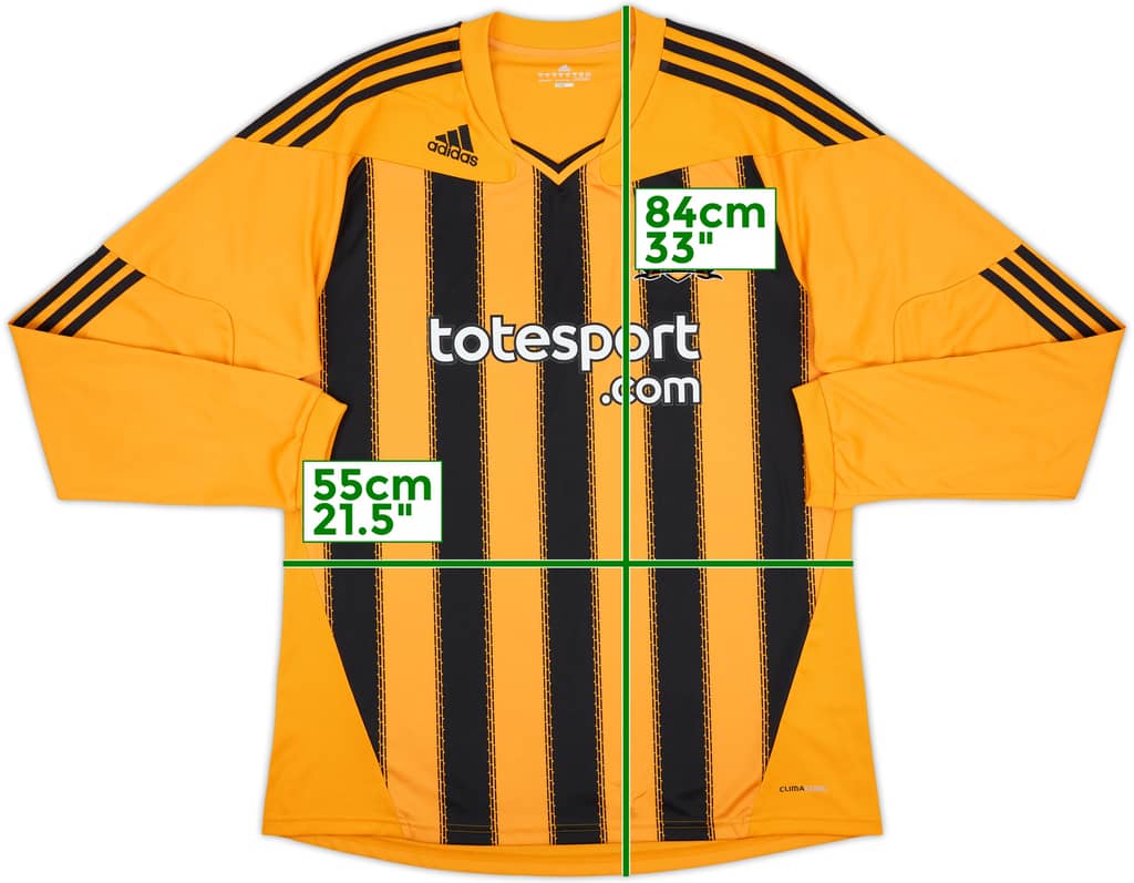 2010-11 Hull City Home L/S Shirt - 10/10 - (XL)