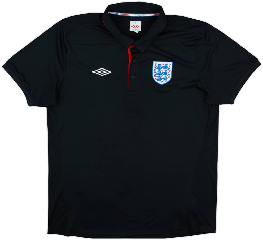 2010-11 England Umbro Polo Shirt - 9/10 - (XL)