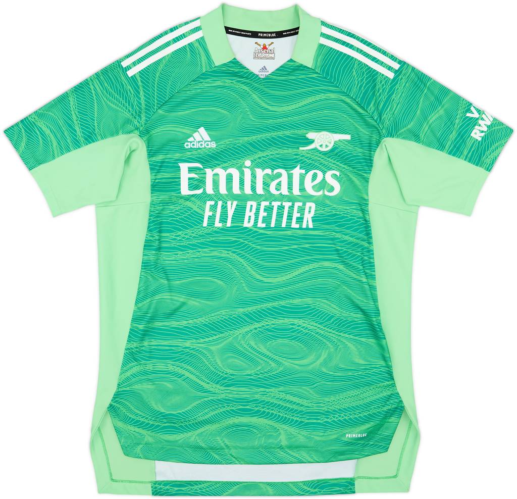 2021-22 Arsenal S/S GK Shirt - 9/10 -(L)