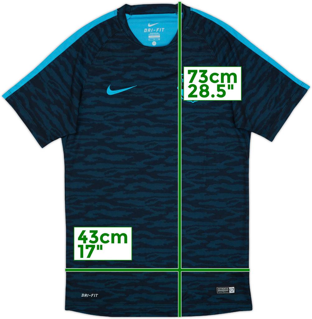 2015-16 Barcelona Nike Training Shirt - 8/10 - (S)