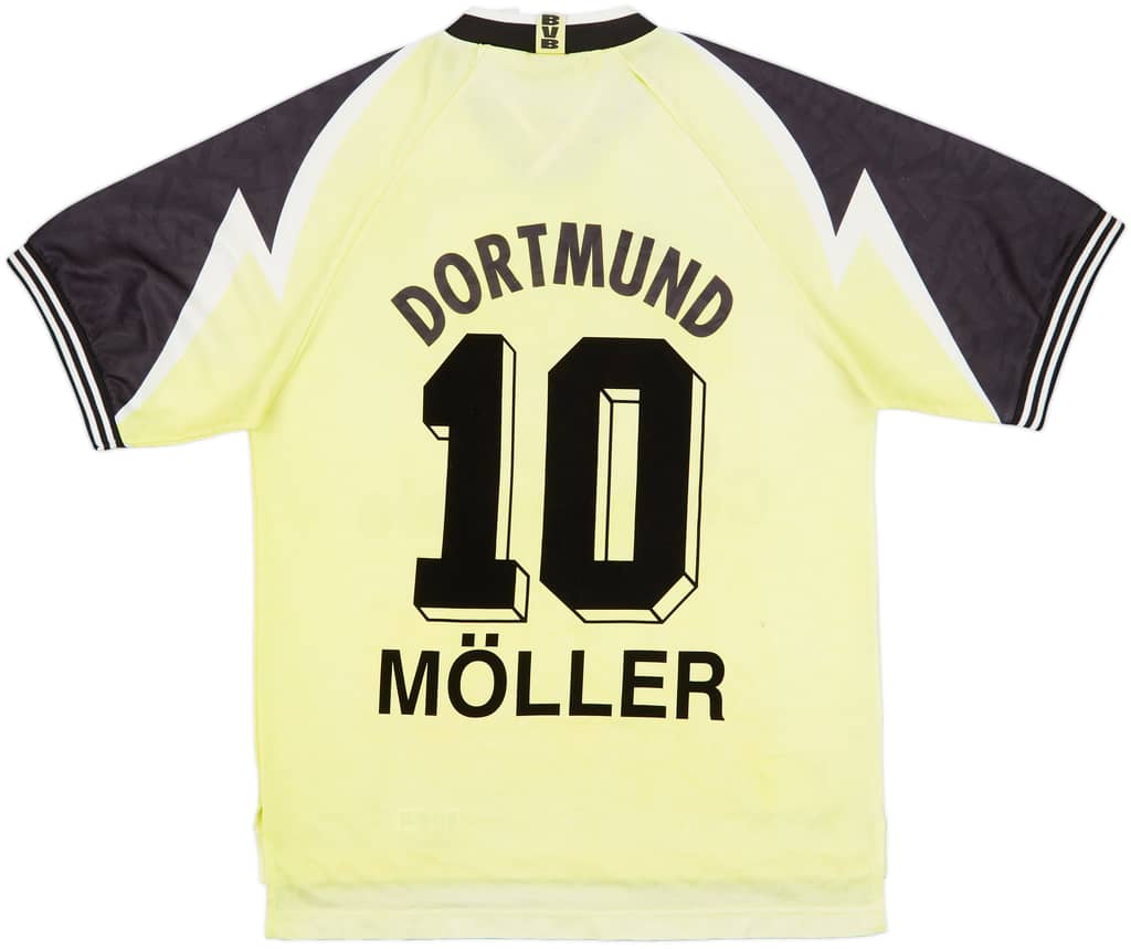 1995-96 Borussia Dortmund Home Shirt Moller #10 - 6/10 - (L)