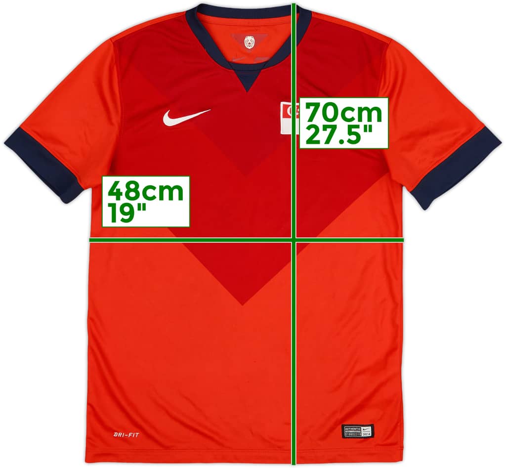 2014 Singapore Home Shirt - 6/10 - (S)