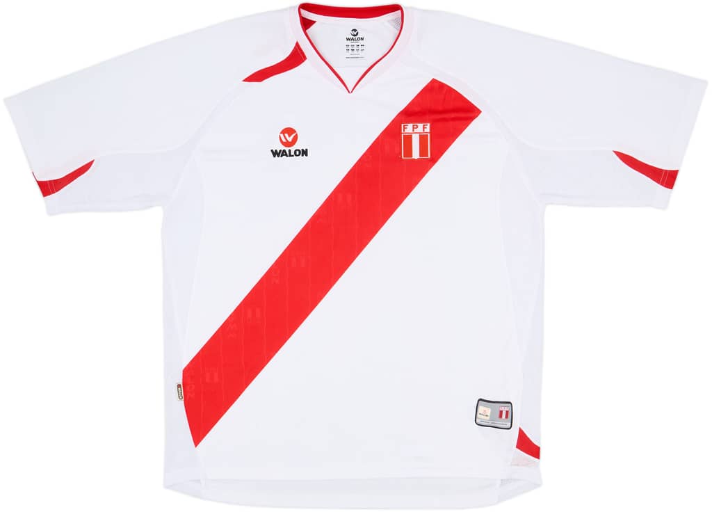 2007-09 Peru Home Shirt - 9/10 - (XXL)