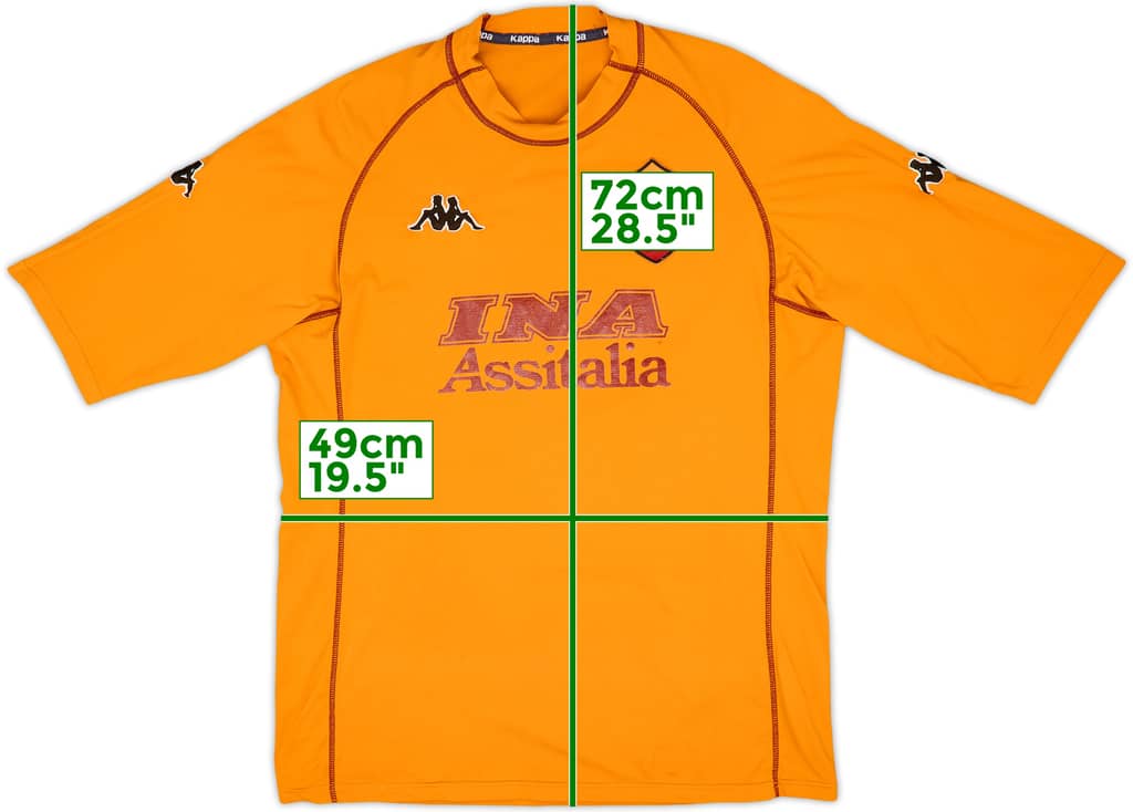 2000-01 Roma GK S/S Shirt - 7/10 - (XXL)