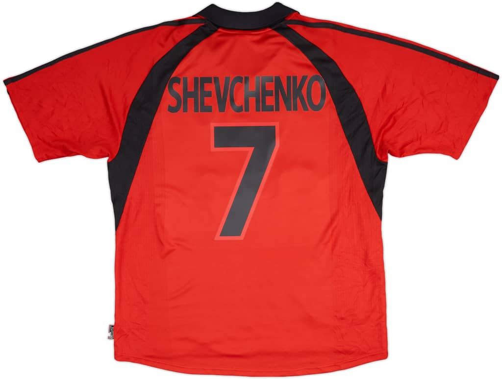 2001-02 AC Milan Third Shirt Shevchenko #7 - 8/10 - (XL)