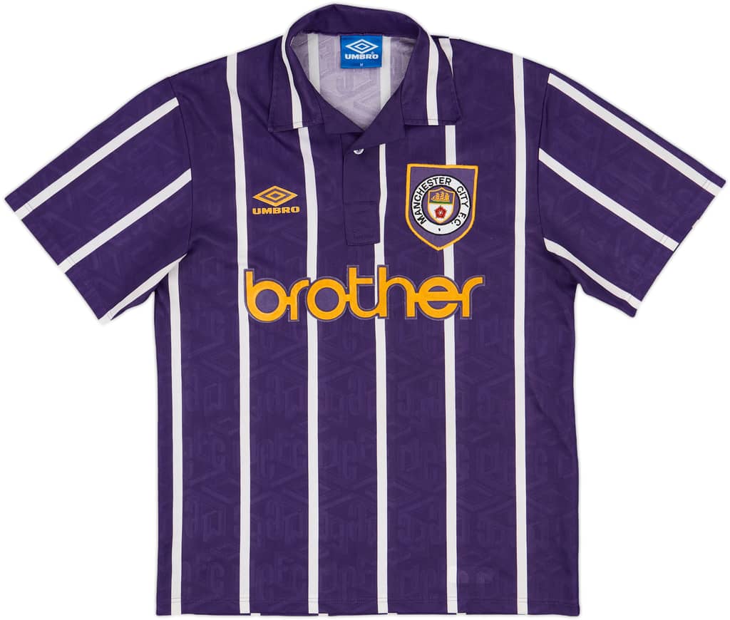 1993-94 Manchester City Away Shirt - 8/10 - (M)
