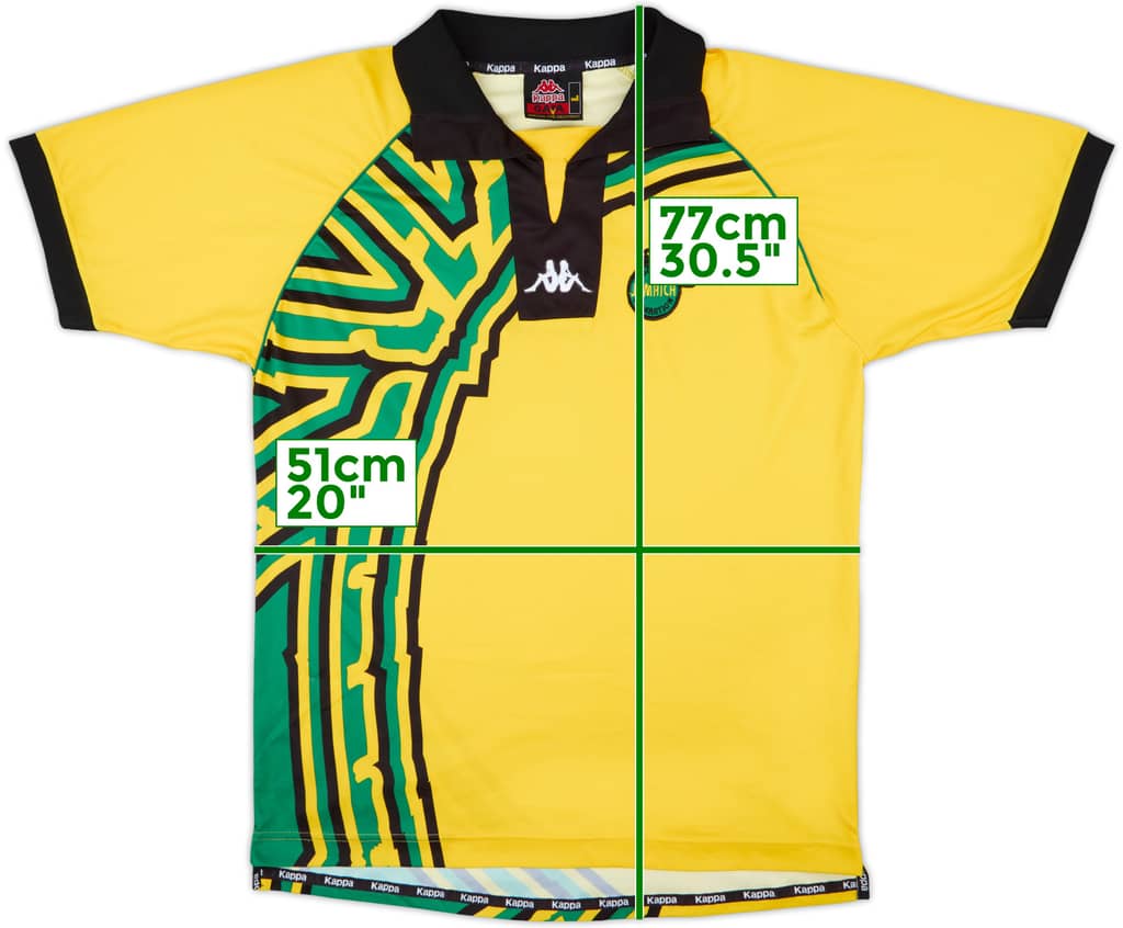 1998-00 Jamaica Home Shirt - 9/10 - (L)