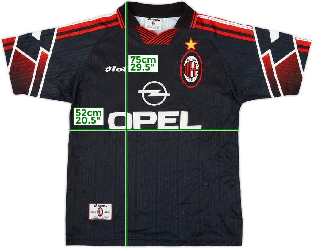 1997-98 AC Milan Third Shirt - 5/10 - (M)