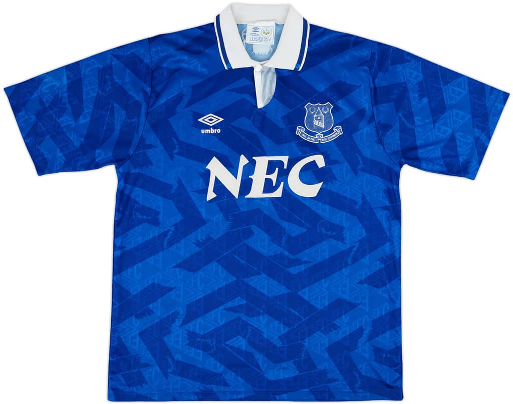 1991-93 Everton Home Shirt - 7/10 - (XL)