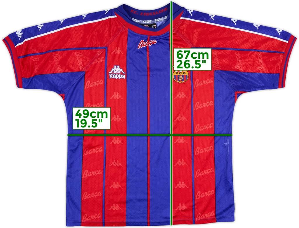 1997-98 Barcelona Home Shirt - 8/10 - (S)