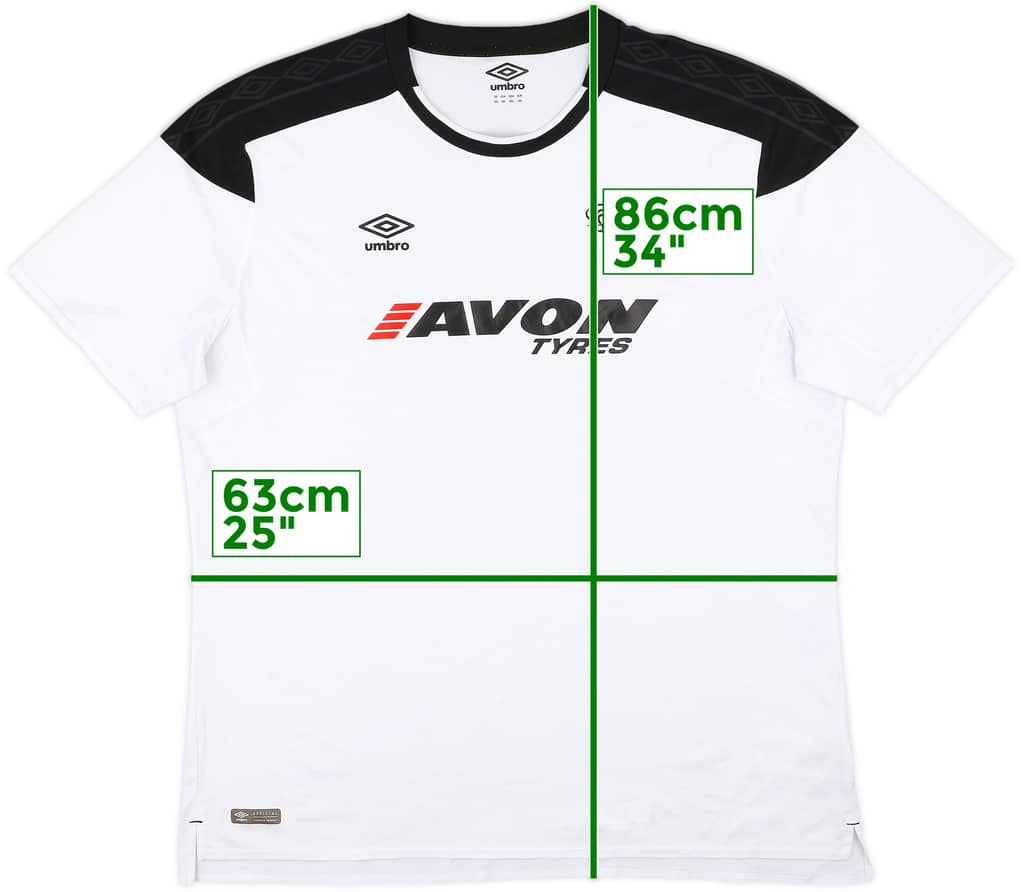 2017-18 Derby County Home Shirt - 7/10 - (3XL)