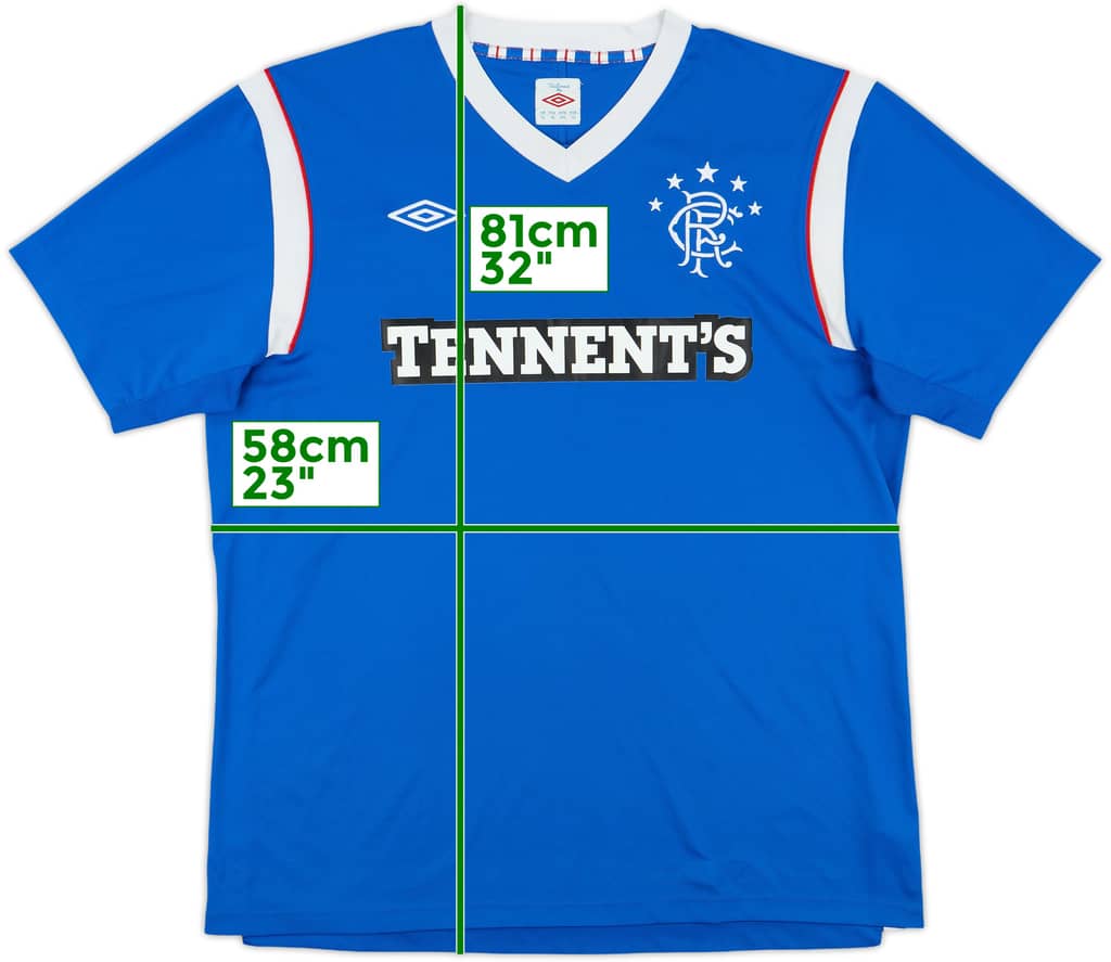 2011-12 Rangers Home Shirt - 6/10 - (XL)