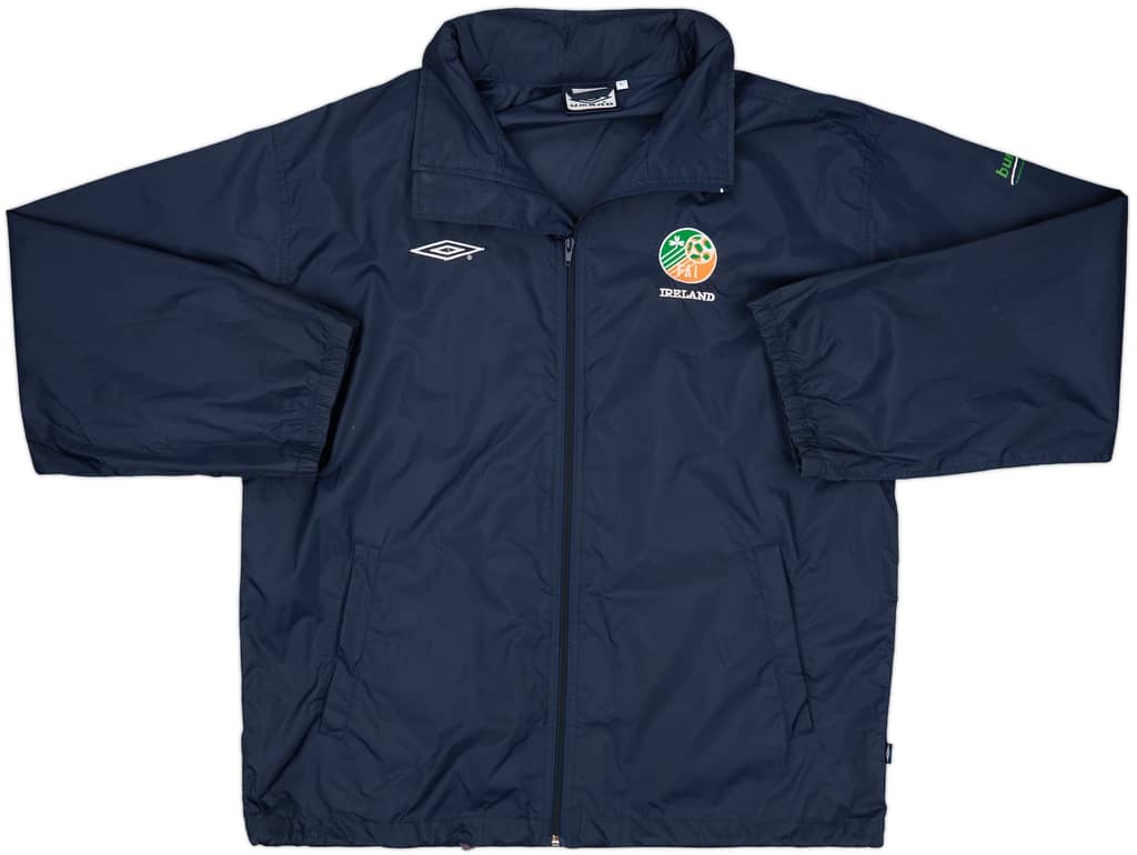 2002-03 Ireland Umbro Hooded Rain Jacket - 8/10 - (L)