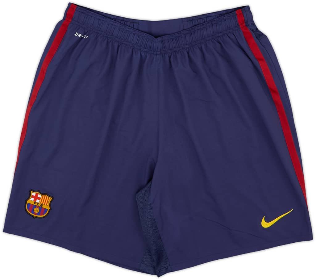 2012-13 Barcelona Home Shorts - 10/10 - (XXL)