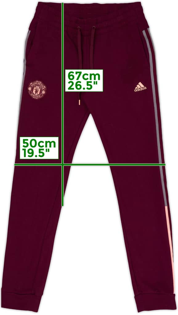 2020-21 Manchester United adidas Track Pants/Bottoms - 9/10 - (Women's S)