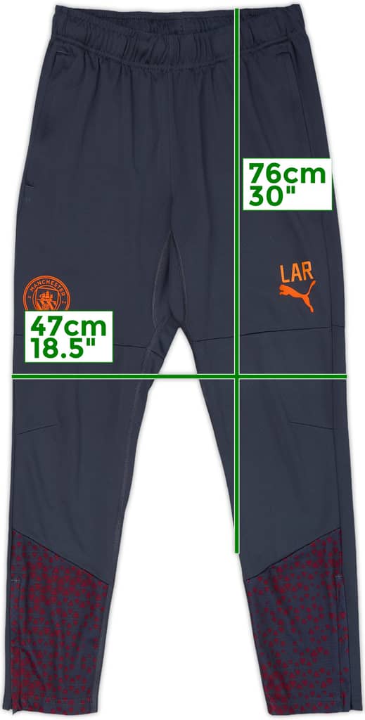 2023-24 Manchester City Staff Issue Puma Track Pants/Bottoms LAR - 9/10 - (M)