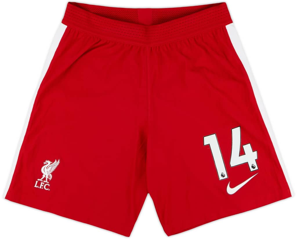 2020-21 Liverpool Player Issue Home Shorts #14 (Henderson) - 7/10 - (S)