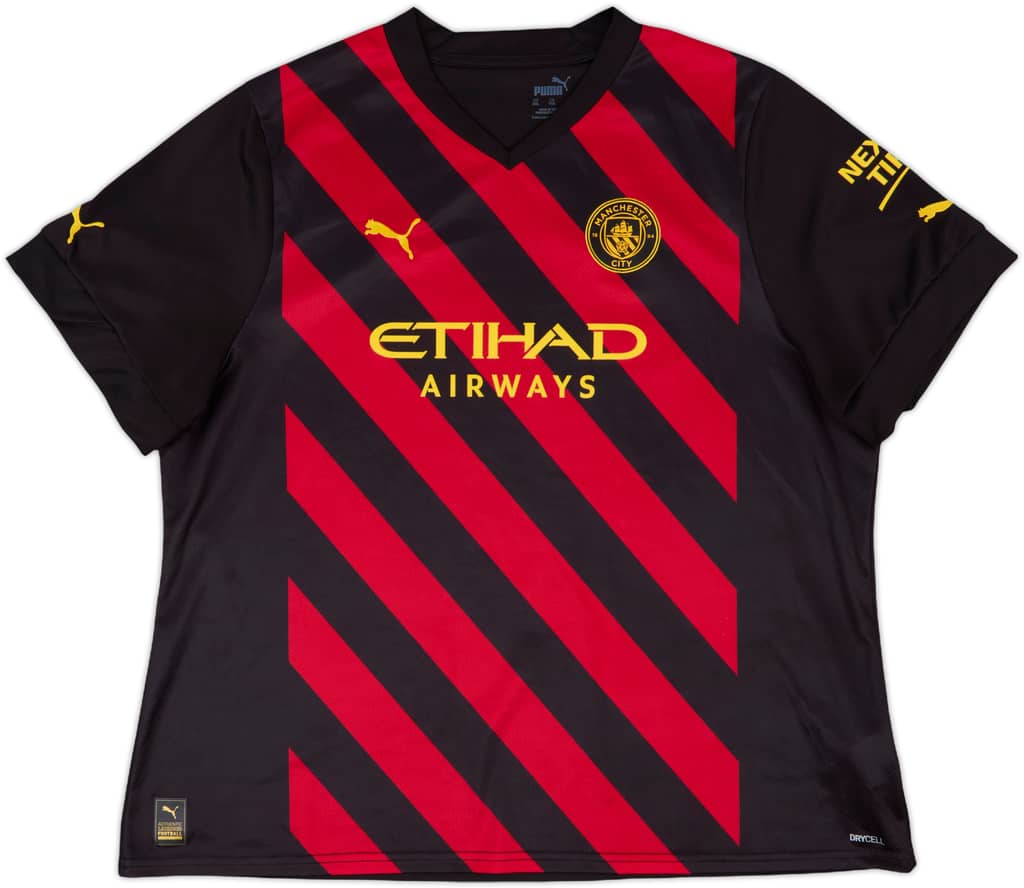 2022-23 Manchester City Away Shirt - 9/10 - (Women's XXL)