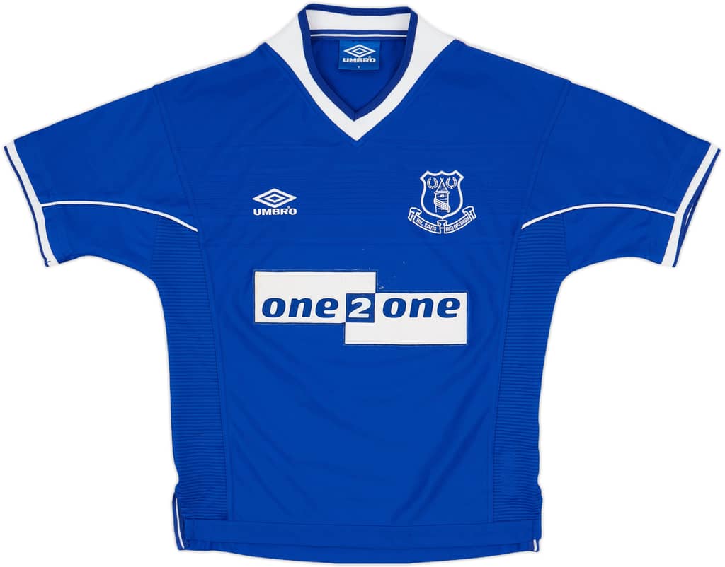 1999-00 Everton Home Shirt - 7/10 - (Y)