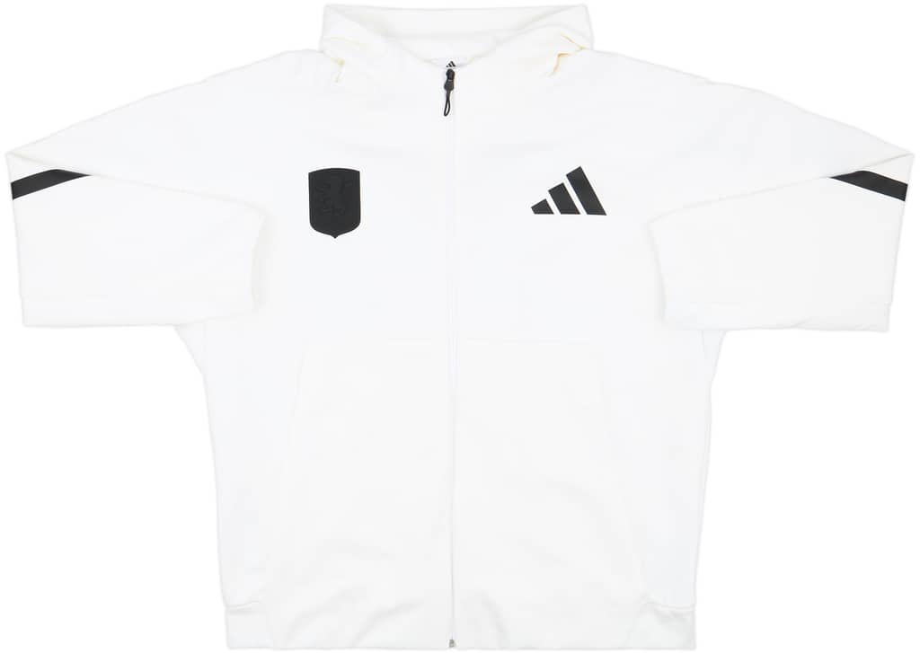 2024-25 Aston Villa adidas Hooded Sweat Top - 6/10 - (XXL)