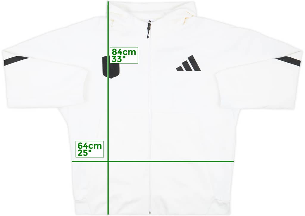 2024-25 Aston Villa adidas Hooded Sweat Top - 6/10 - (XXL)