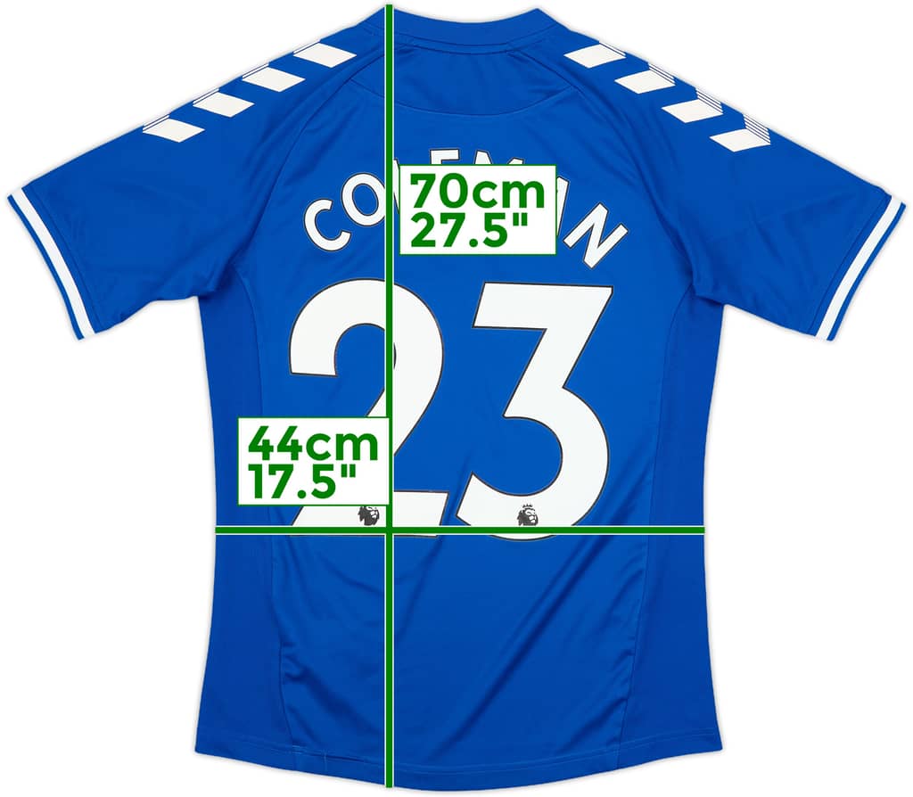 2020-21 Everton Home Shirt Coleman #23 - 8/10 - (S)