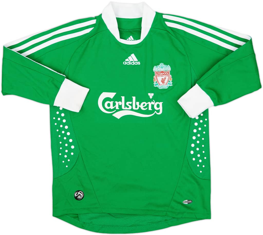 2008-09 Liverpool GK Shirt - 9/10 - (S.Boys)