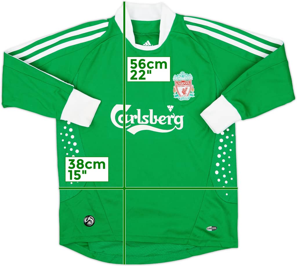 2008-09 Liverpool GK Shirt - 9/10 - (S.Boys)