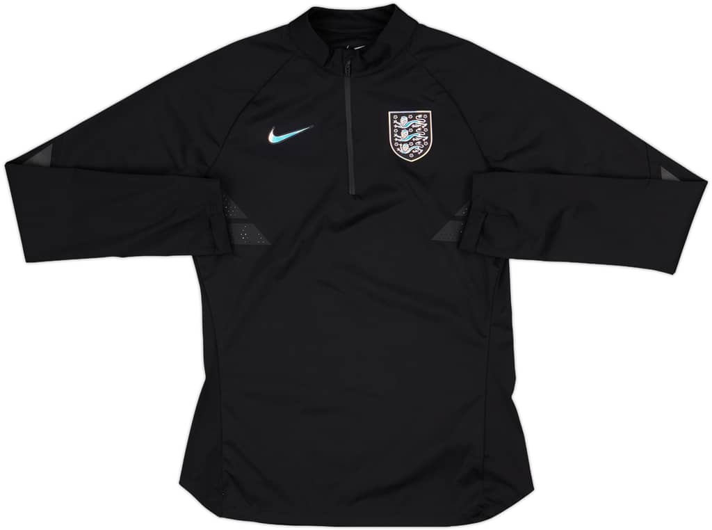2022-23 England Nike 1/4 Zip Drill Top - 10/10 - (S)