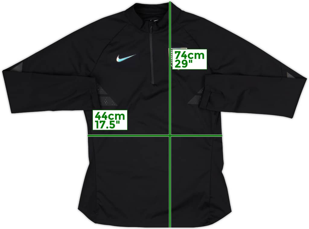 2022-23 England Nike 1/4 Zip Drill Top - 10/10 - (S)