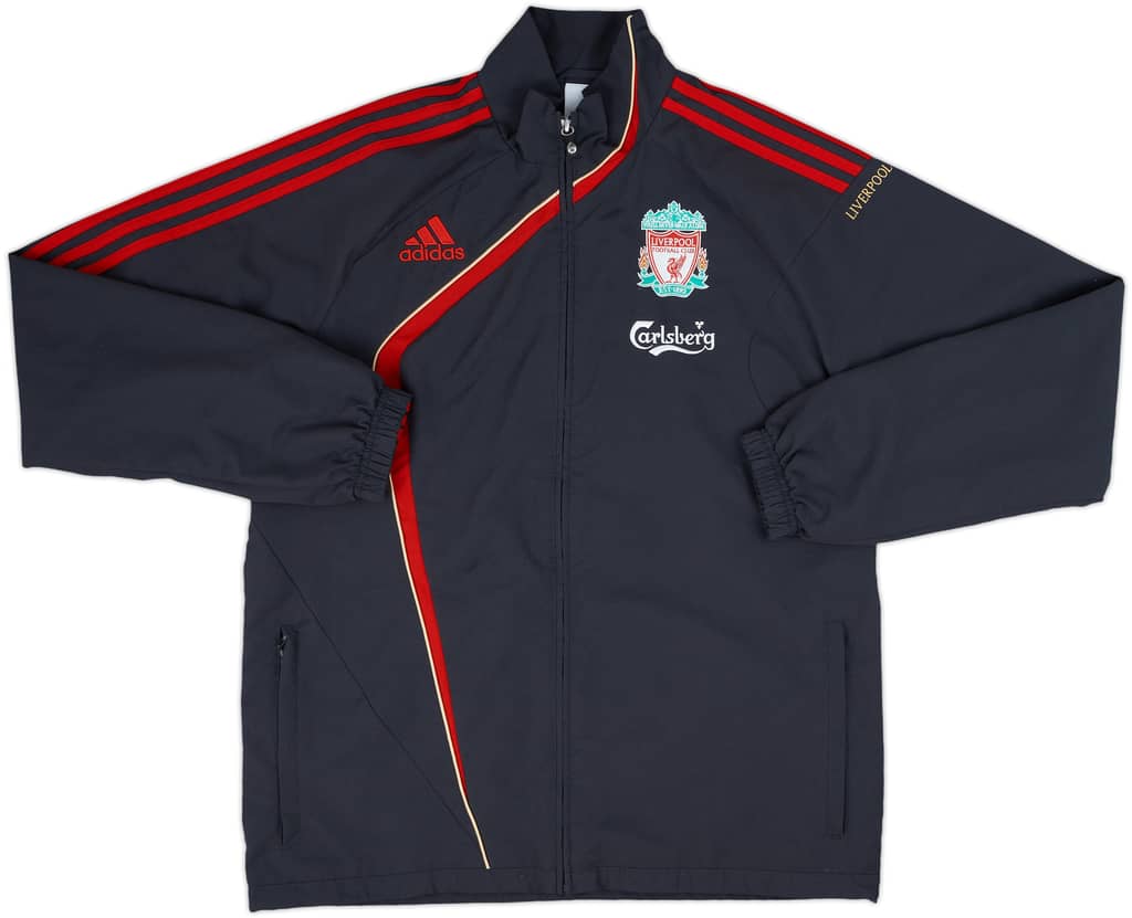 2009-10 Liverpool adidas Track Jacket - 8/10 - (M)